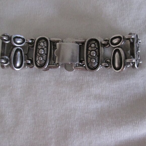Vintage silver clasp bracelet - Picture 4 of 4